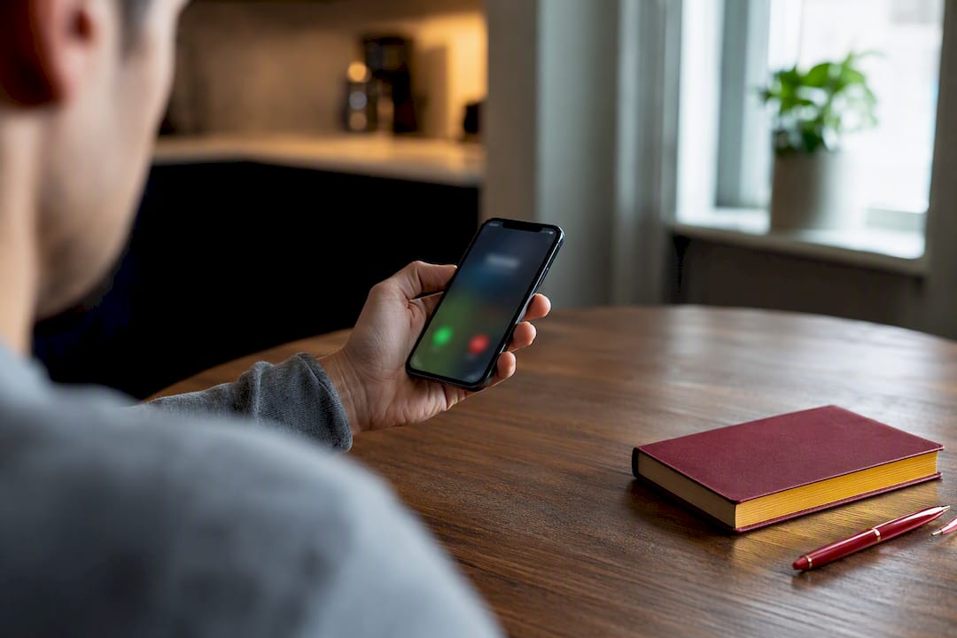 Consumer receiving an unwanted robocall