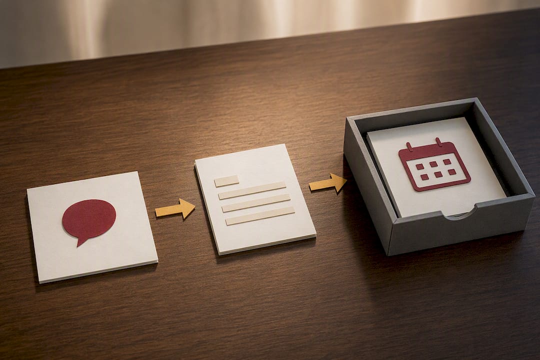 Illustration of documenting accommodation request