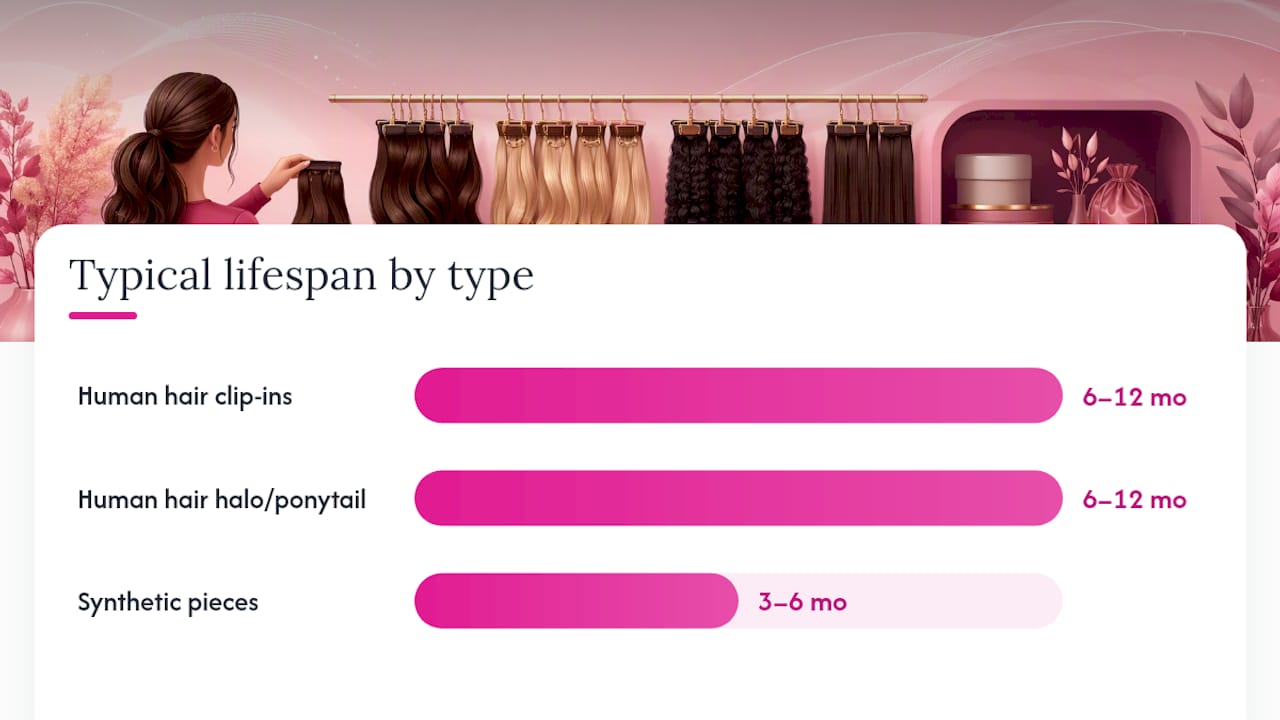 How Long Can You Wear Extensions, and How Long Will They Last? — overview diagram