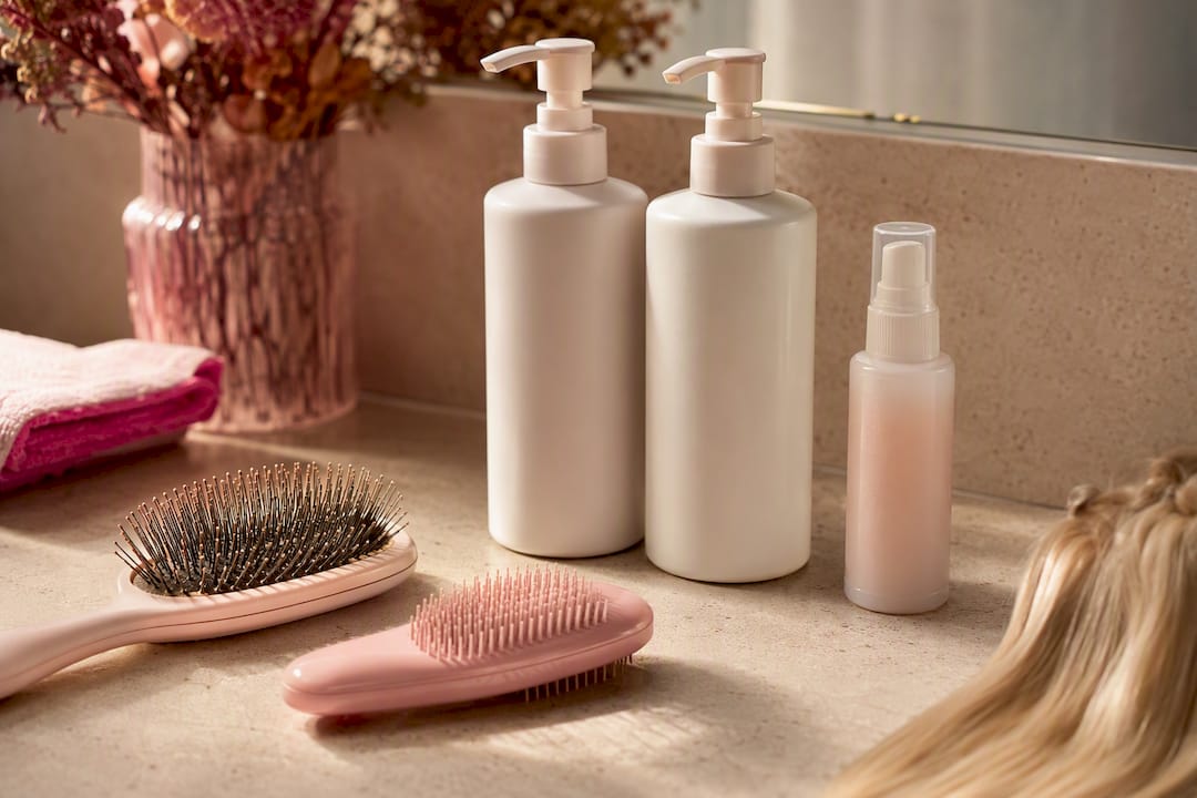 Hair extension aftercare tools and products