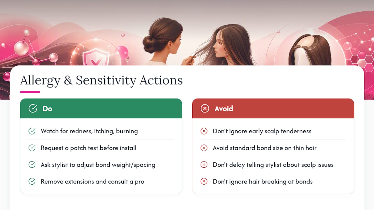 Could I Have an Allergic Reaction to Keratin Bonds? — overview diagram