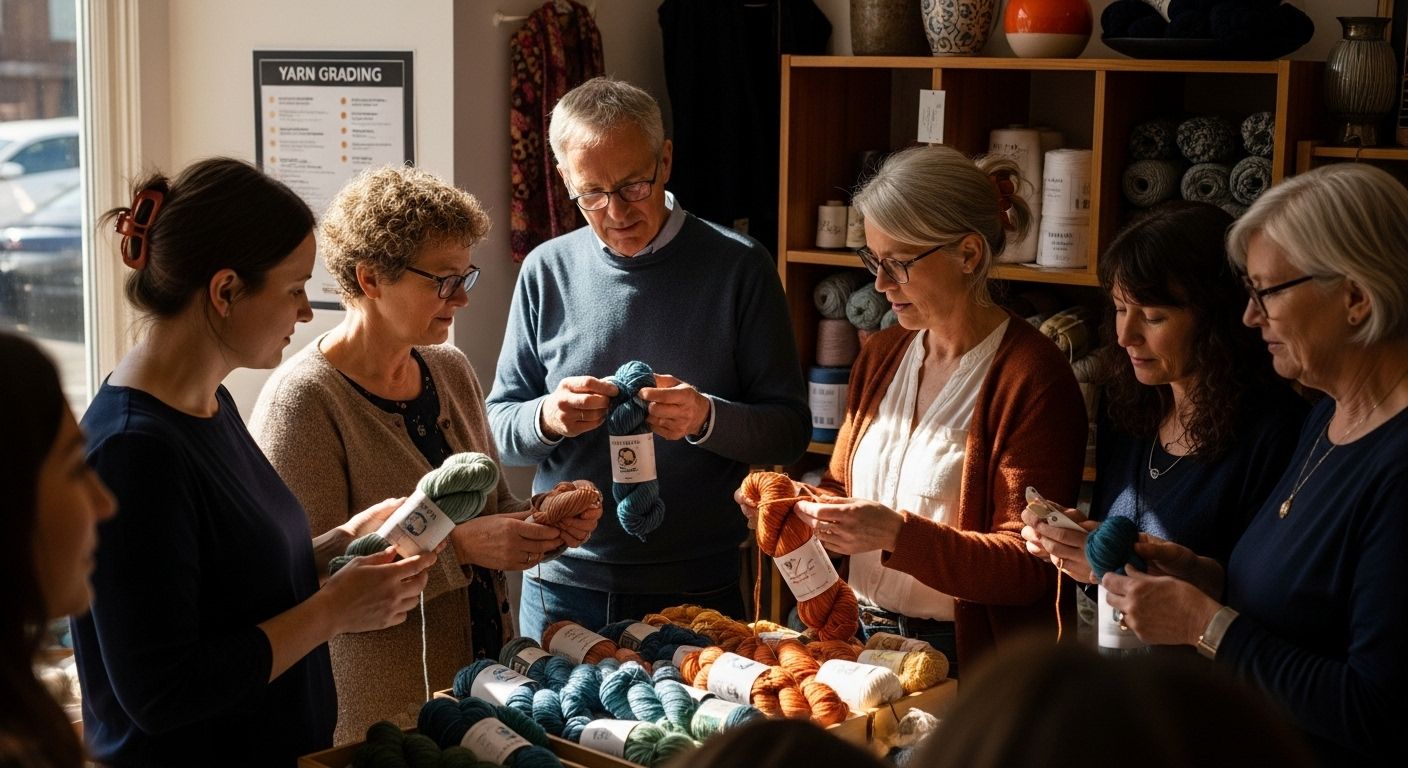 crafters yarn grading shop