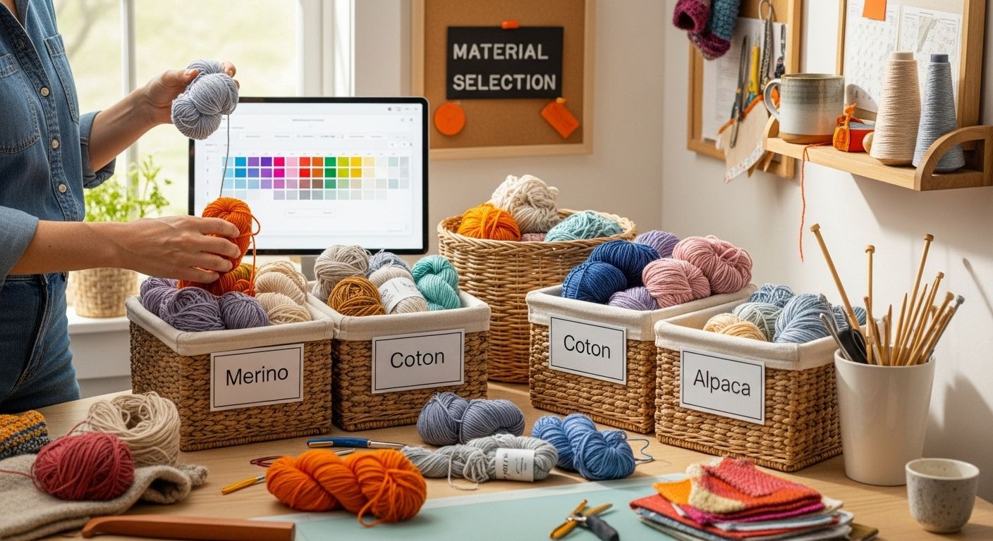 yarn selection grading craft