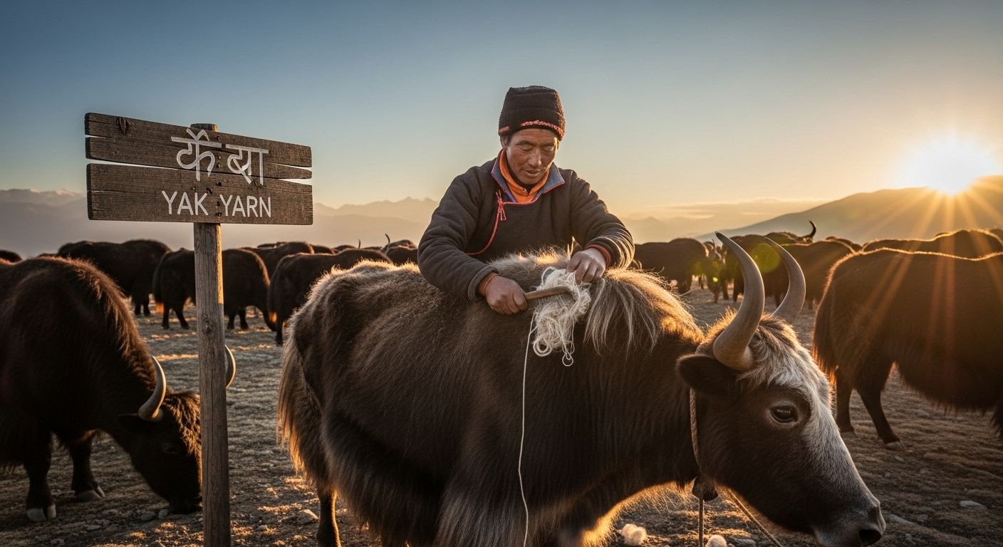 yak herder mountain