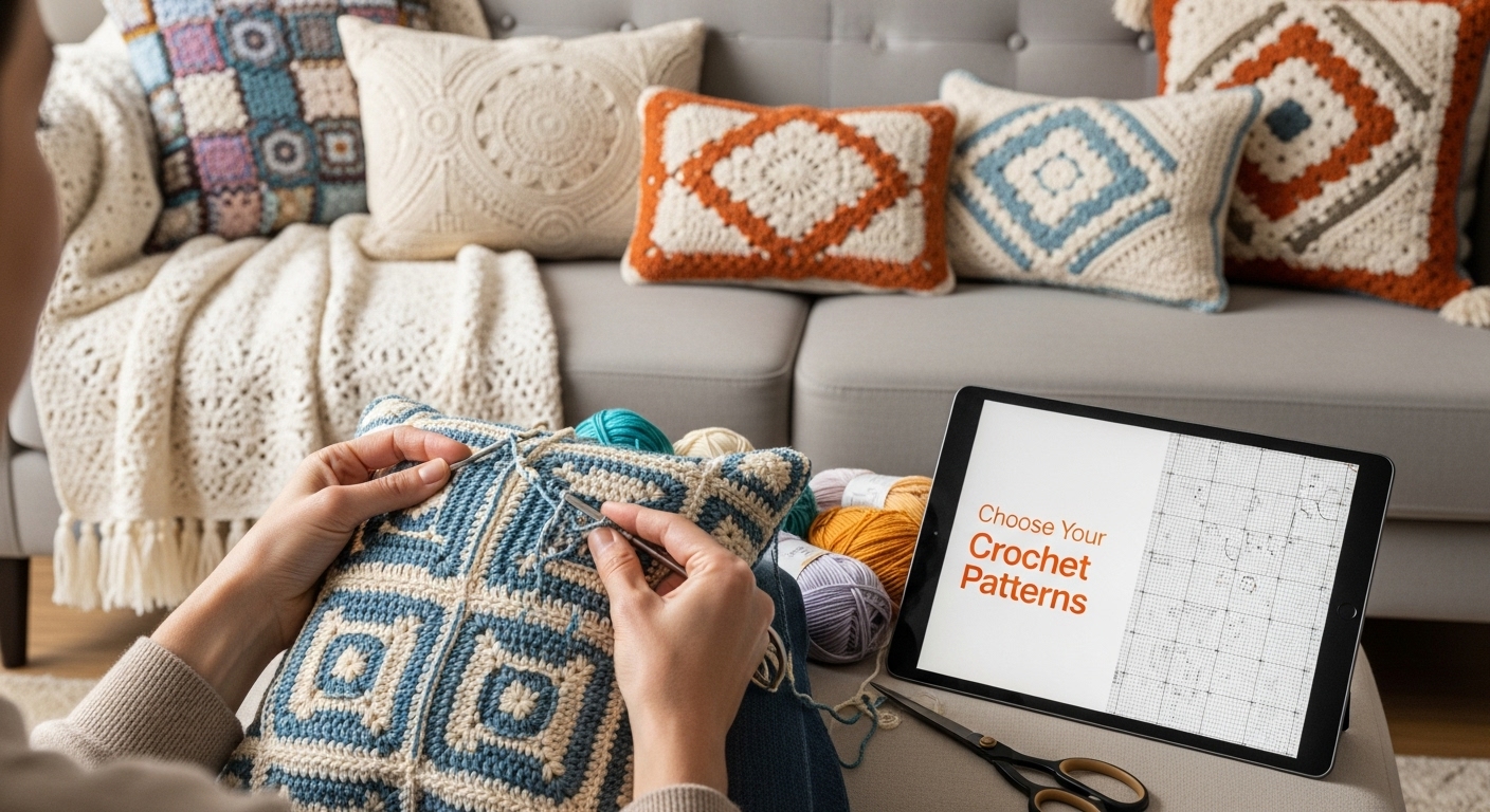 crochet pattern selection