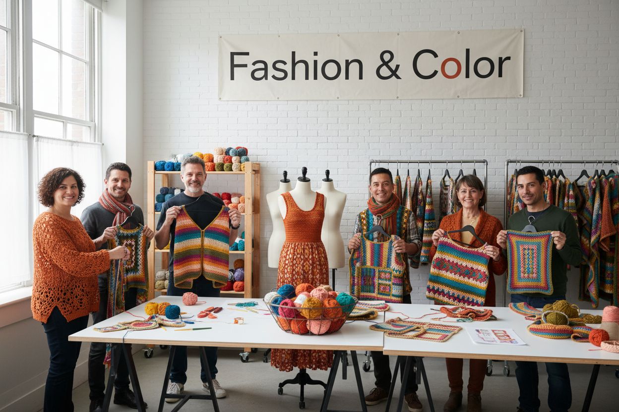 fashion colorwork crochet