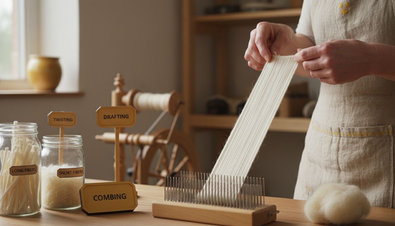 worsted spinning process