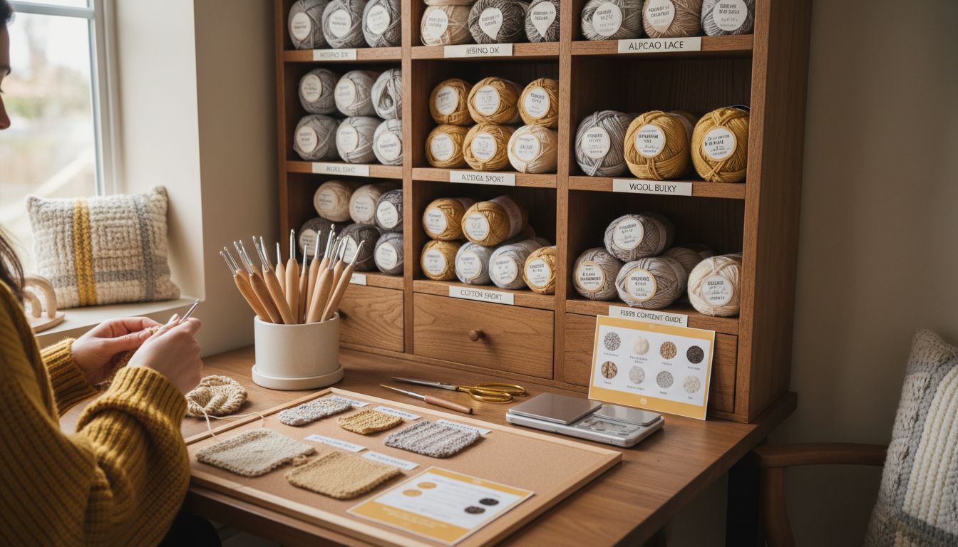 crochet yarn selection