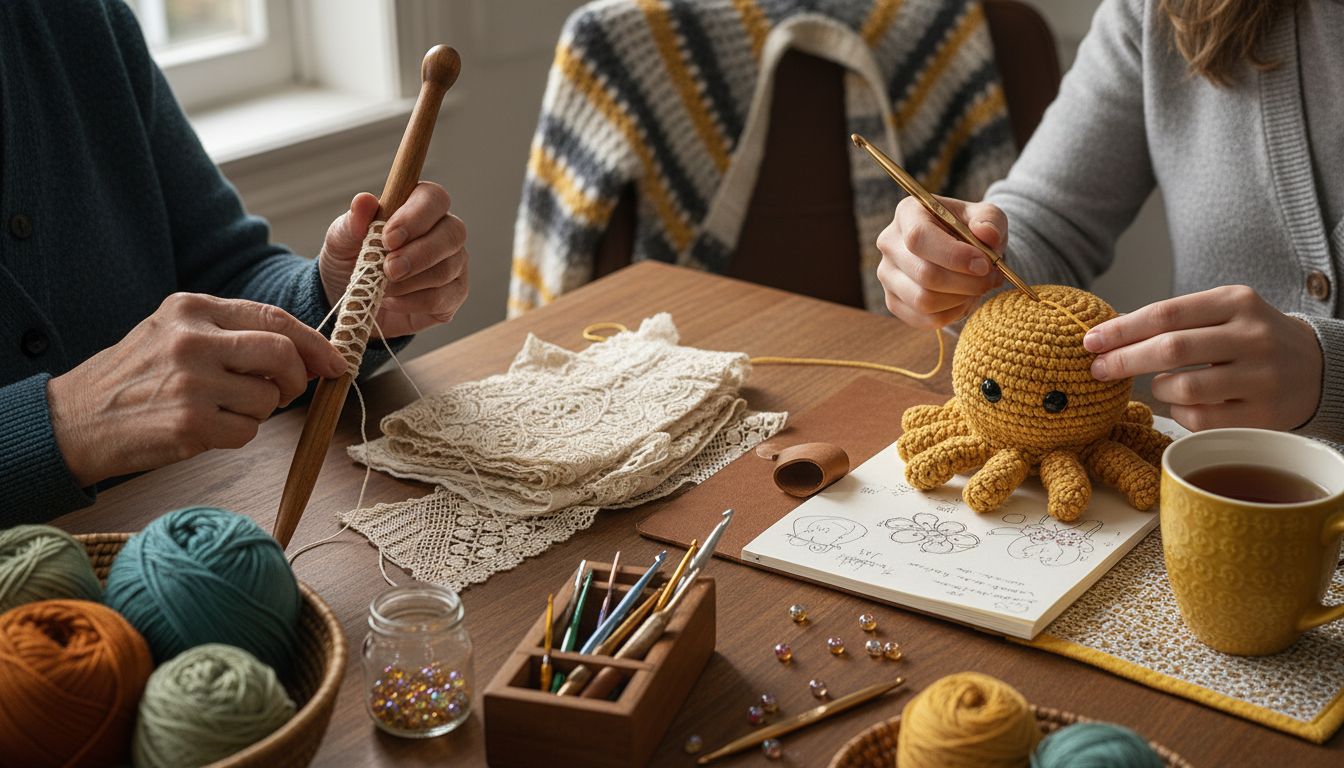 crochet technique demonstration
