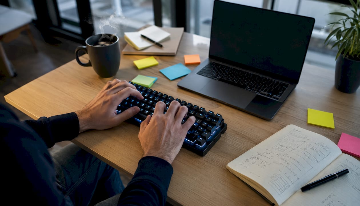 Un développeur ERP en pleine action