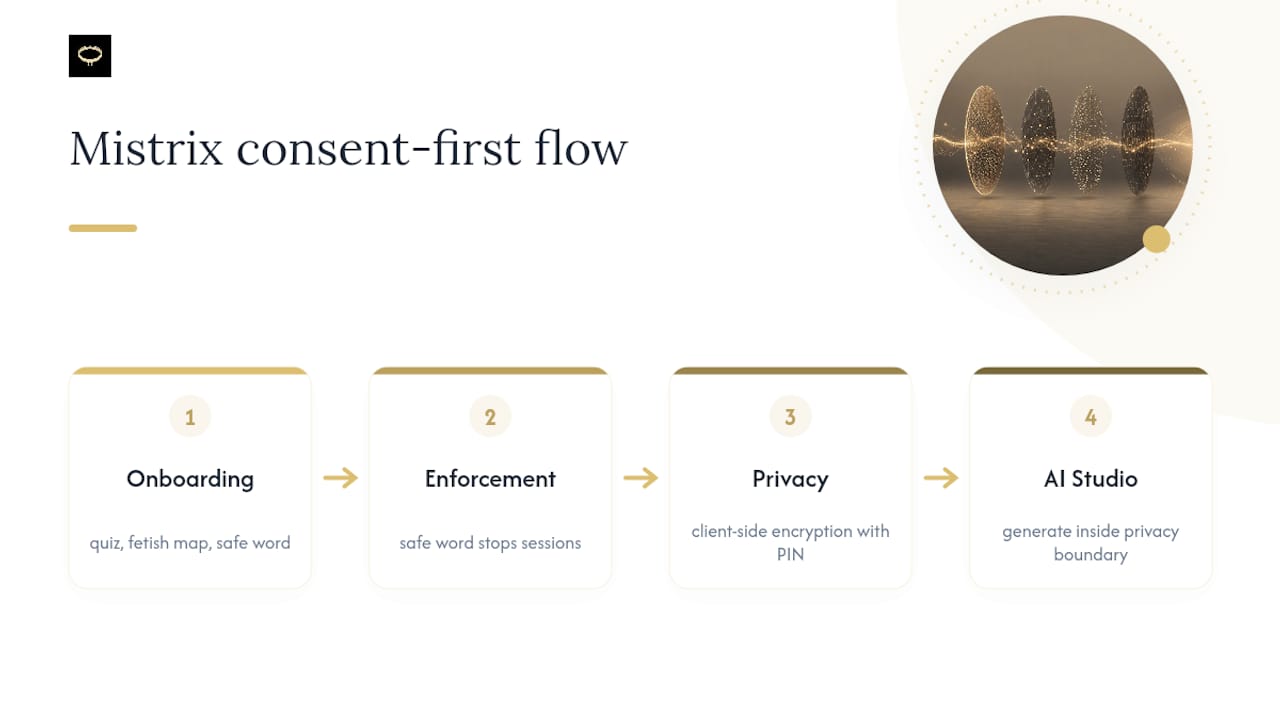 How Mistrix Puts This Playbook Into Practice, overview diagram