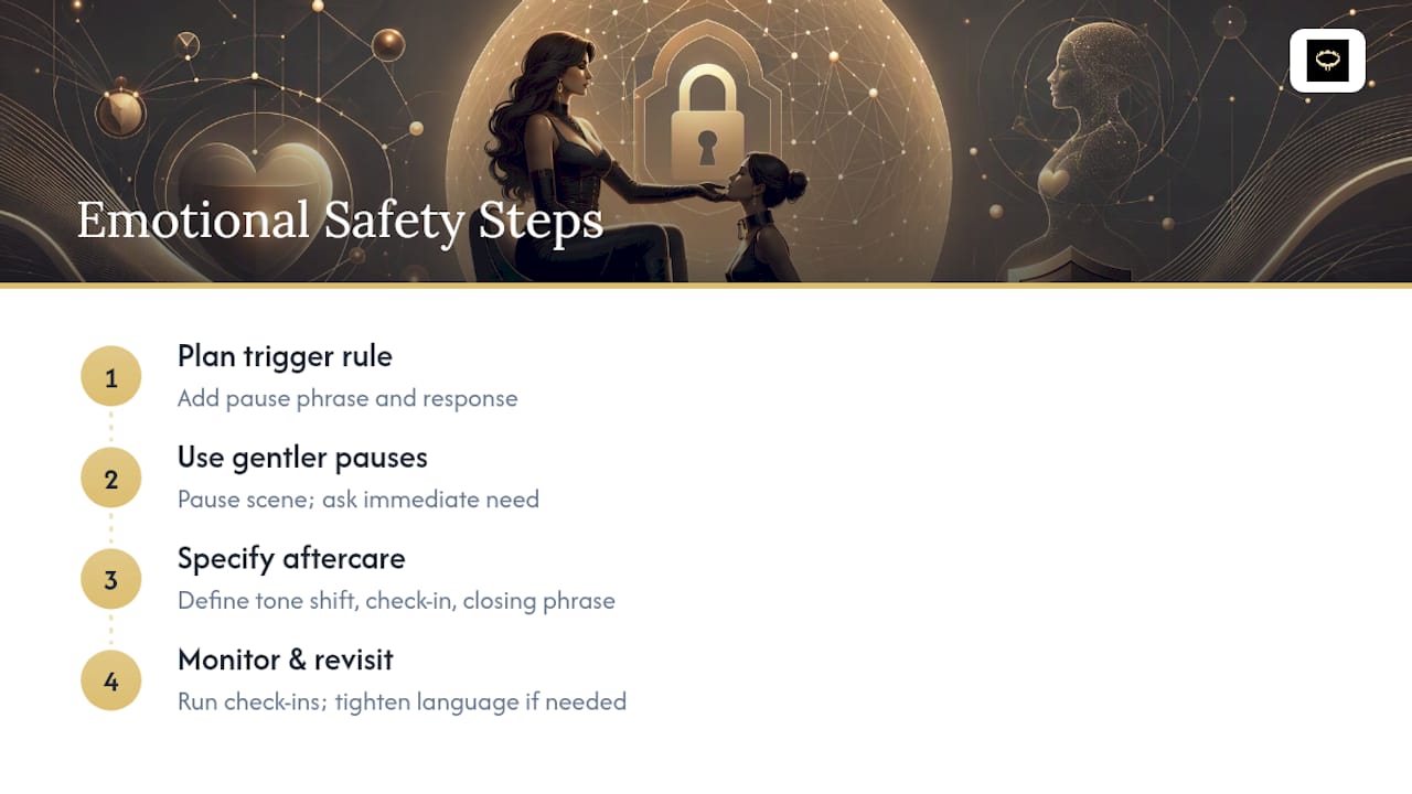 Methods to Handle User Triggers and Emotional Safety Protocols, overview diagram