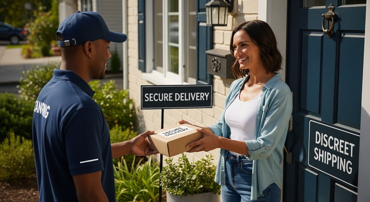 discreet THC delivery home