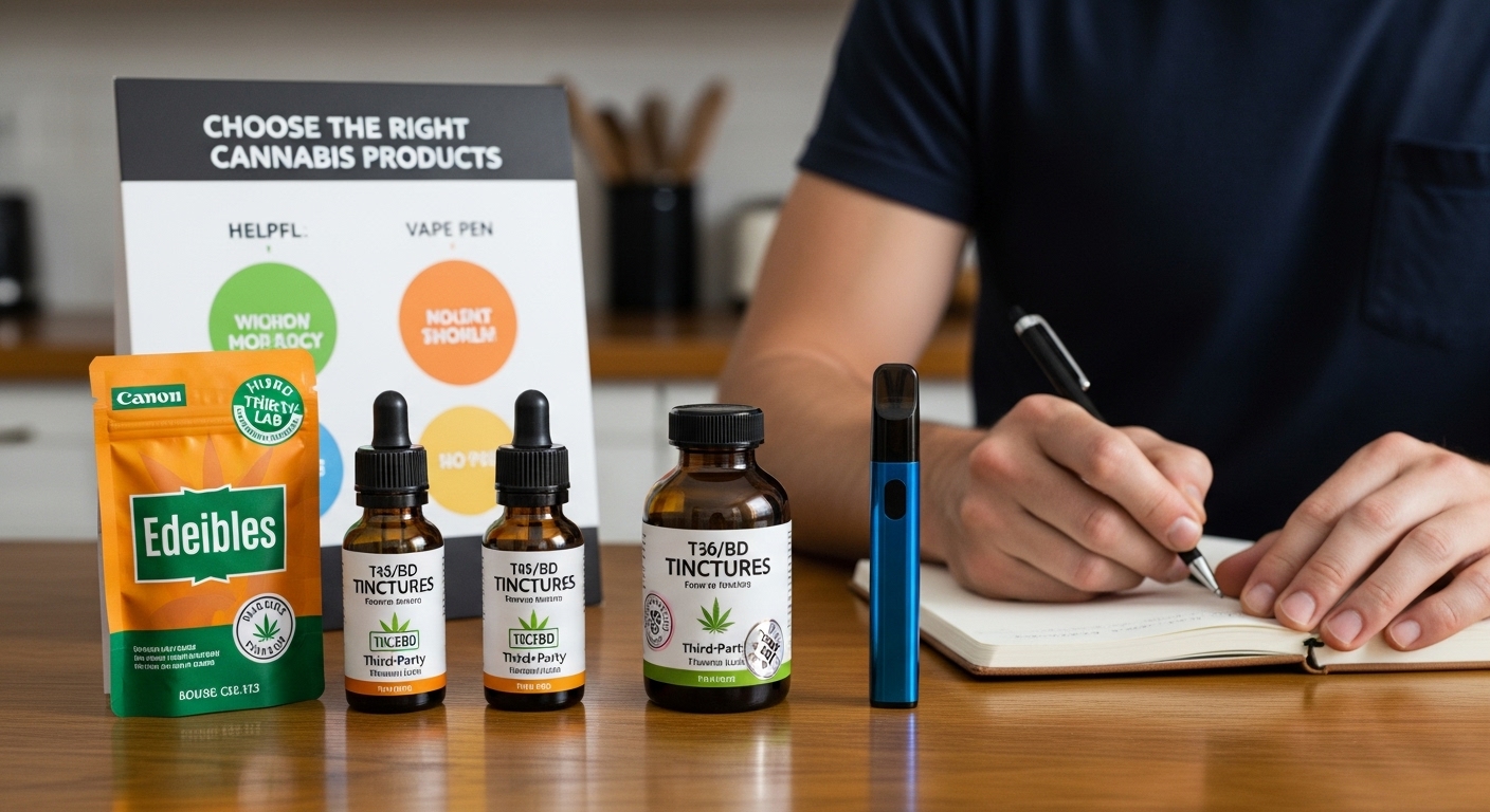 cannabis product selection