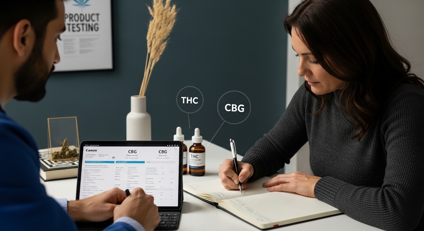 thc cbg product testing