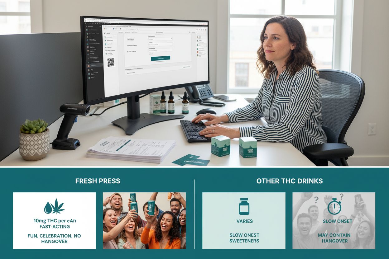 cannabis product listing setup