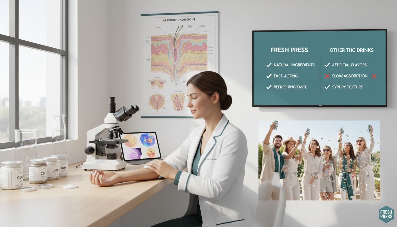 Dermatologist researching CBG isolate skincare