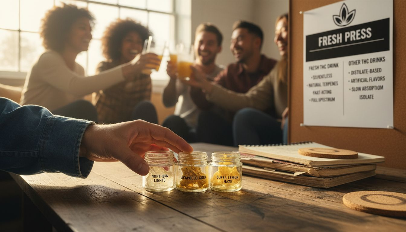 Jars of live resin showing variety and texture
