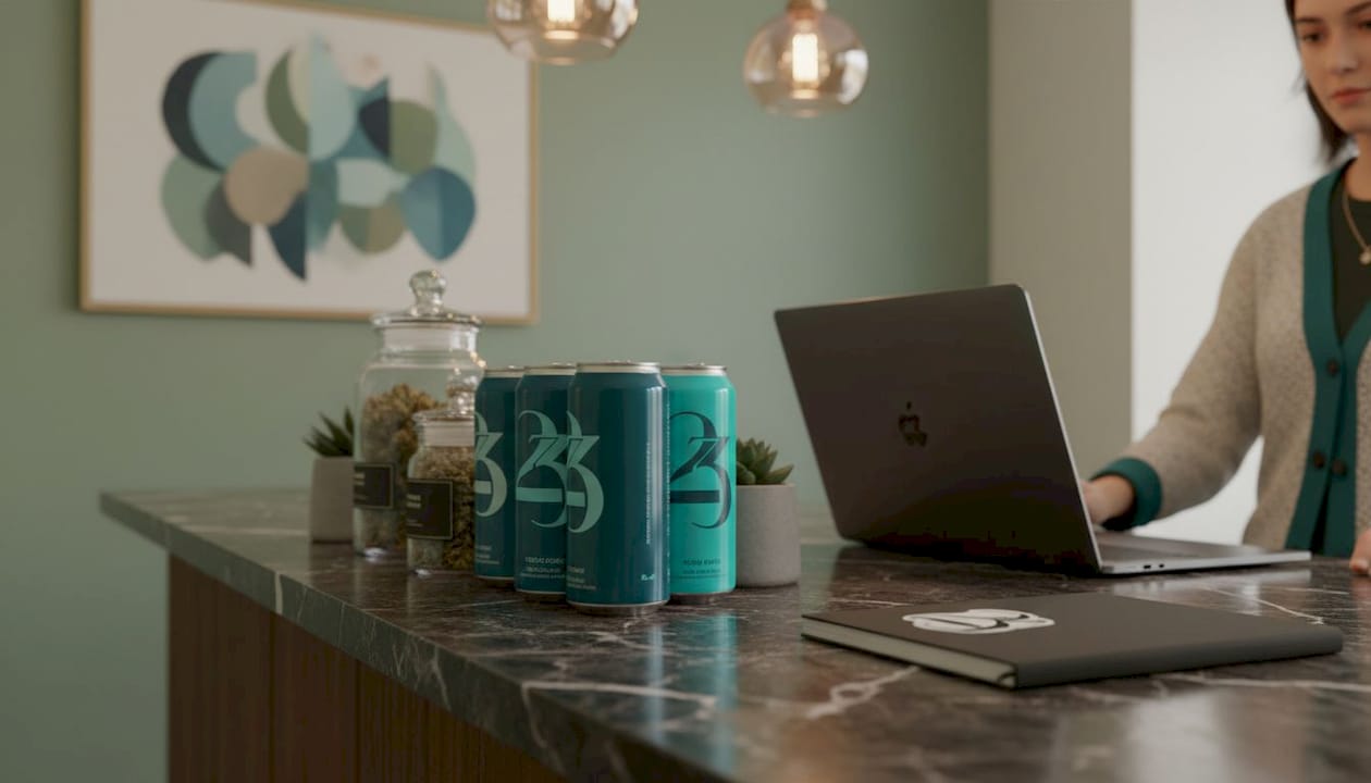 Dispensary counter showing artisan cannabis pricing