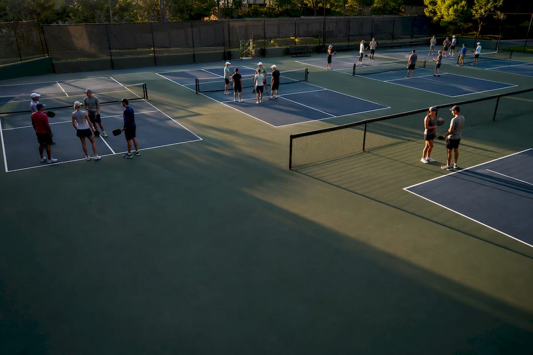 Uneven pickleball pools across tournament courts