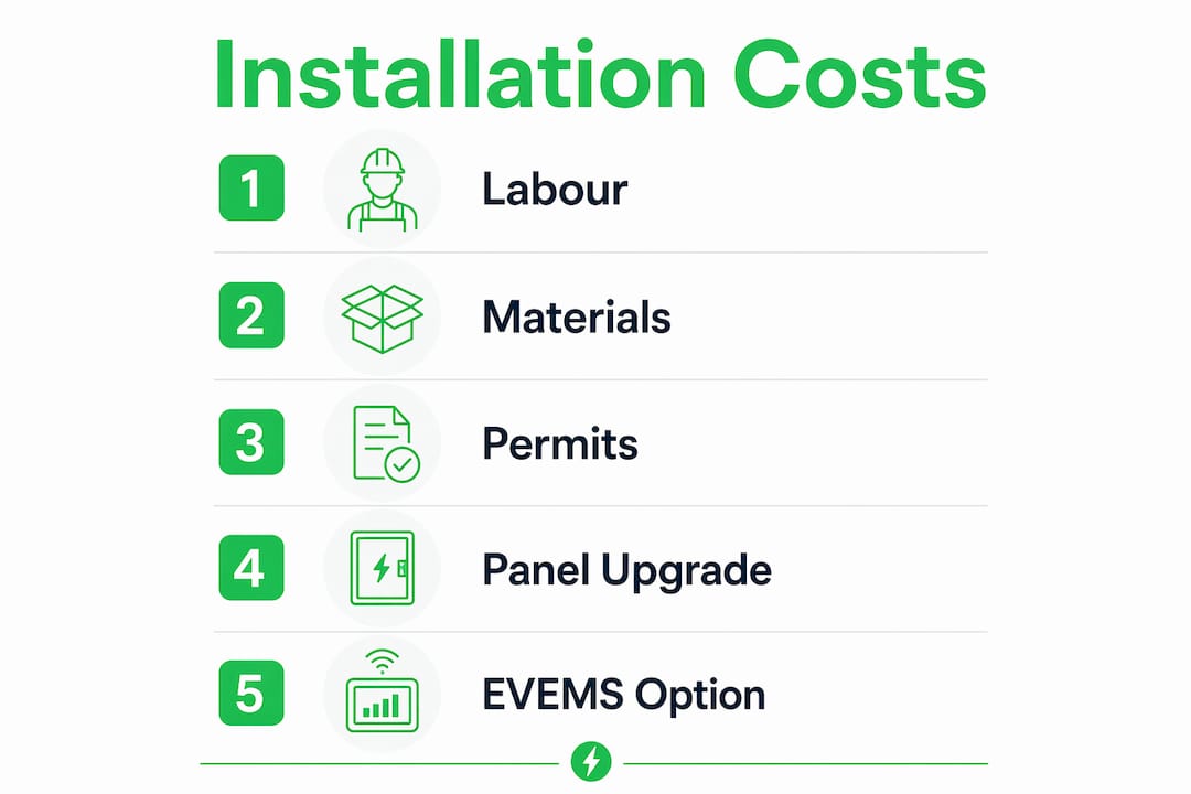 Infographic of Grizzl-E installation cost breakdown