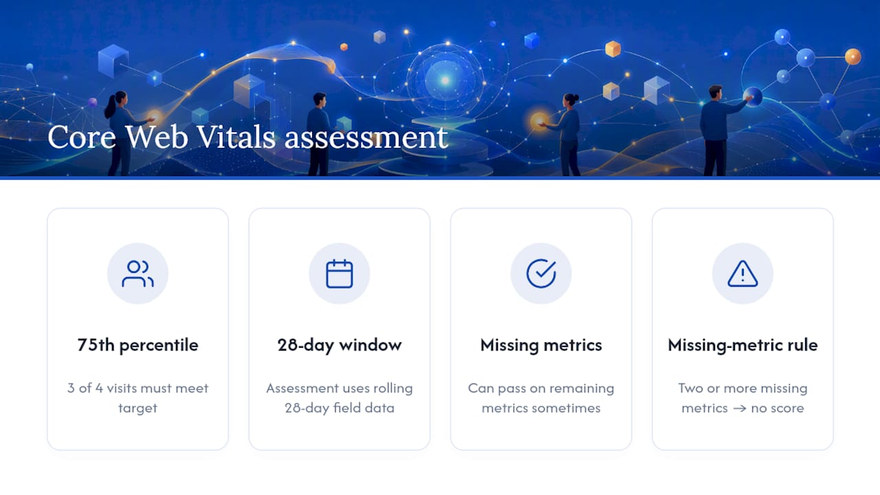 Core Web Vitals field assessment rules