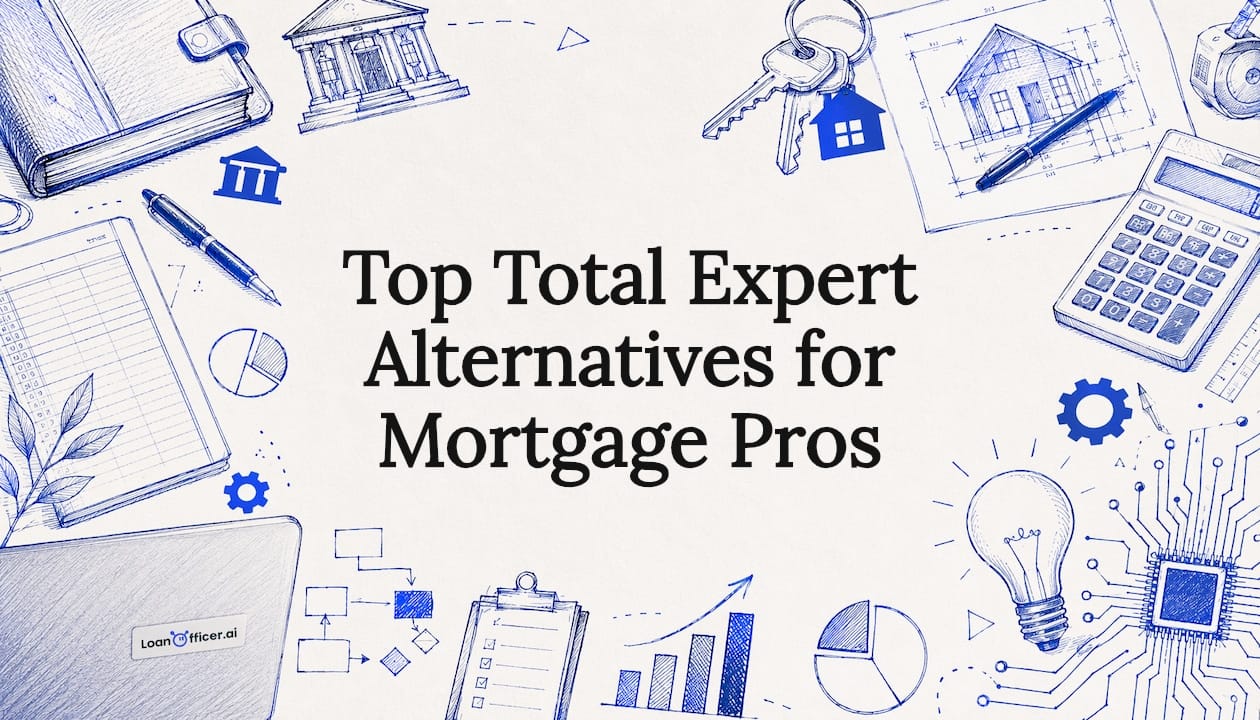 Decorative hand-drawn mortgage theme title card