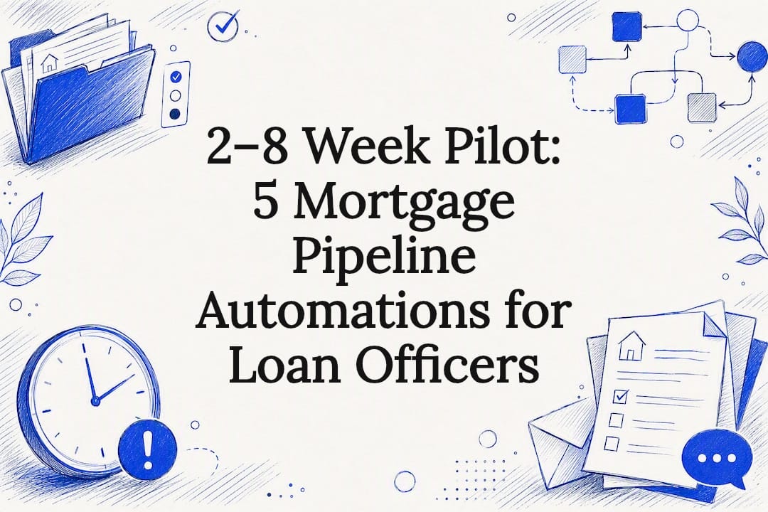 Decorative mortgage automation title card