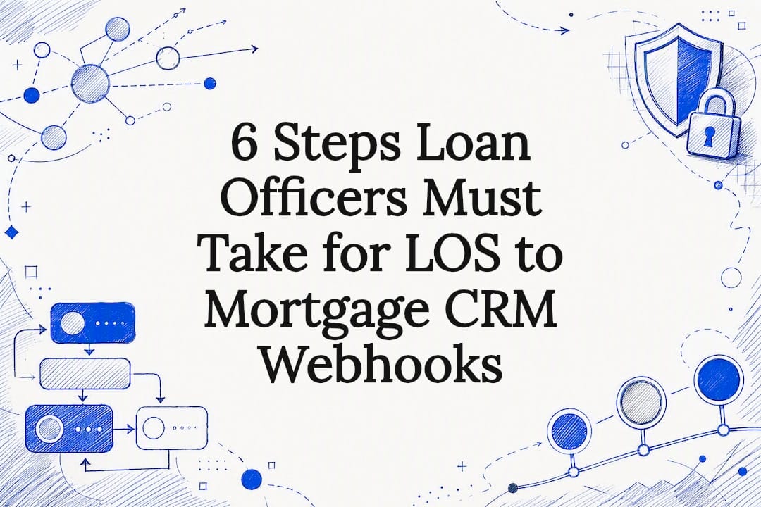 Decorative LOS CRM webhook title card