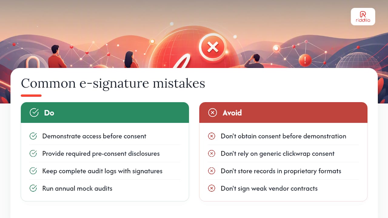 Common mistakes lawyers and compliance teams see — overview diagram
