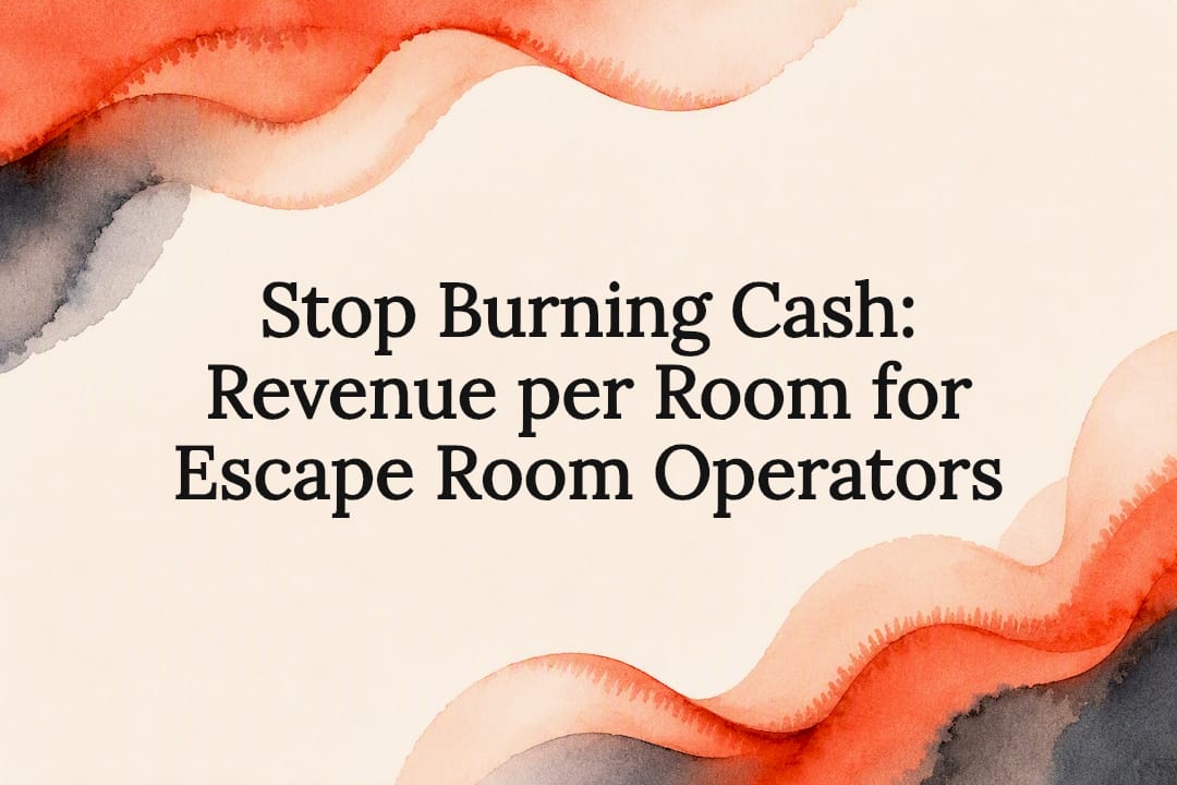 Decorative revenue analytics title card