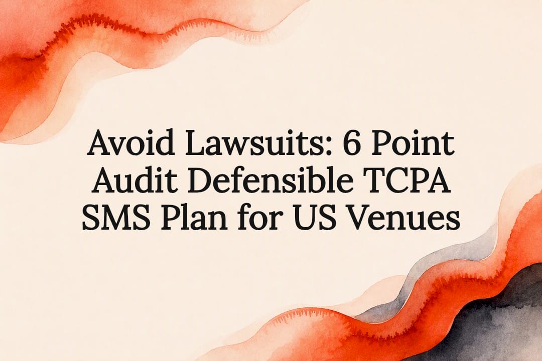 Decorative TCPA SMS audit title card