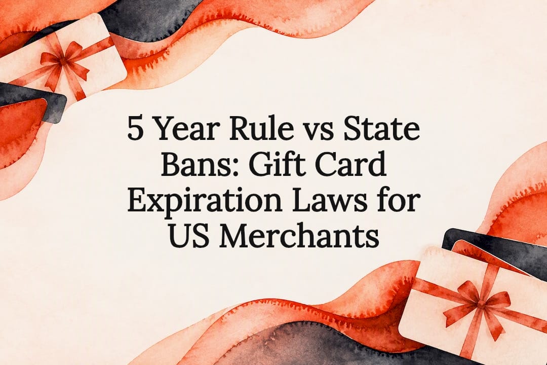 Decorative gift card law title card