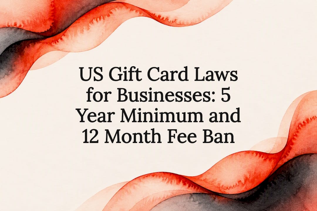 Decorative gift card law title card