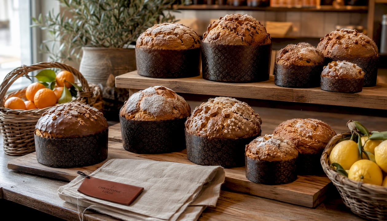 sélection de panettones sans fruits confits