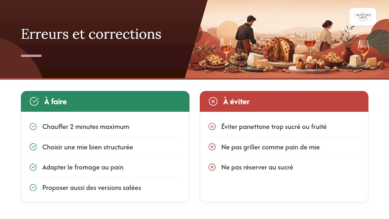Ce que les recettes classiques ratent sur l'accord panettone et fromage — overview diagram