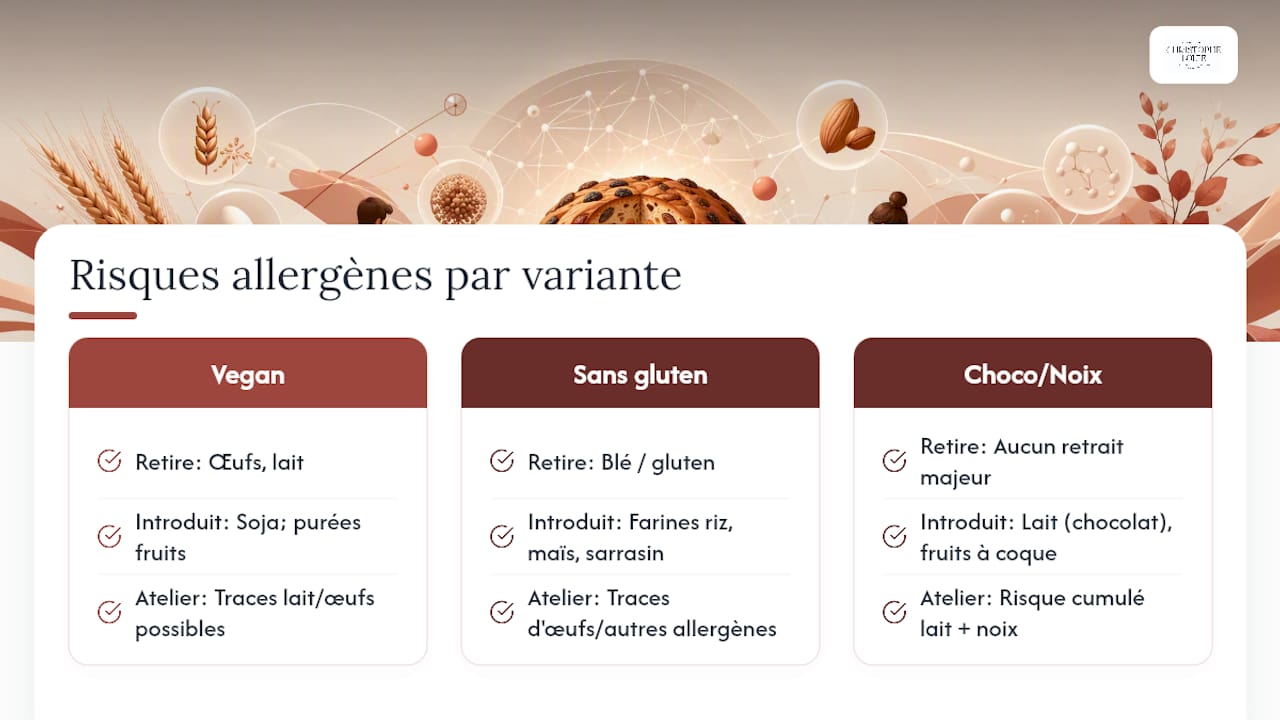 Le panettone vegan ou sans gluten élimine-t-il vraiment les allergènes ? — overview diagram