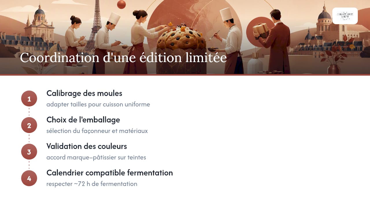 Phases de coordination pour une édition limitée