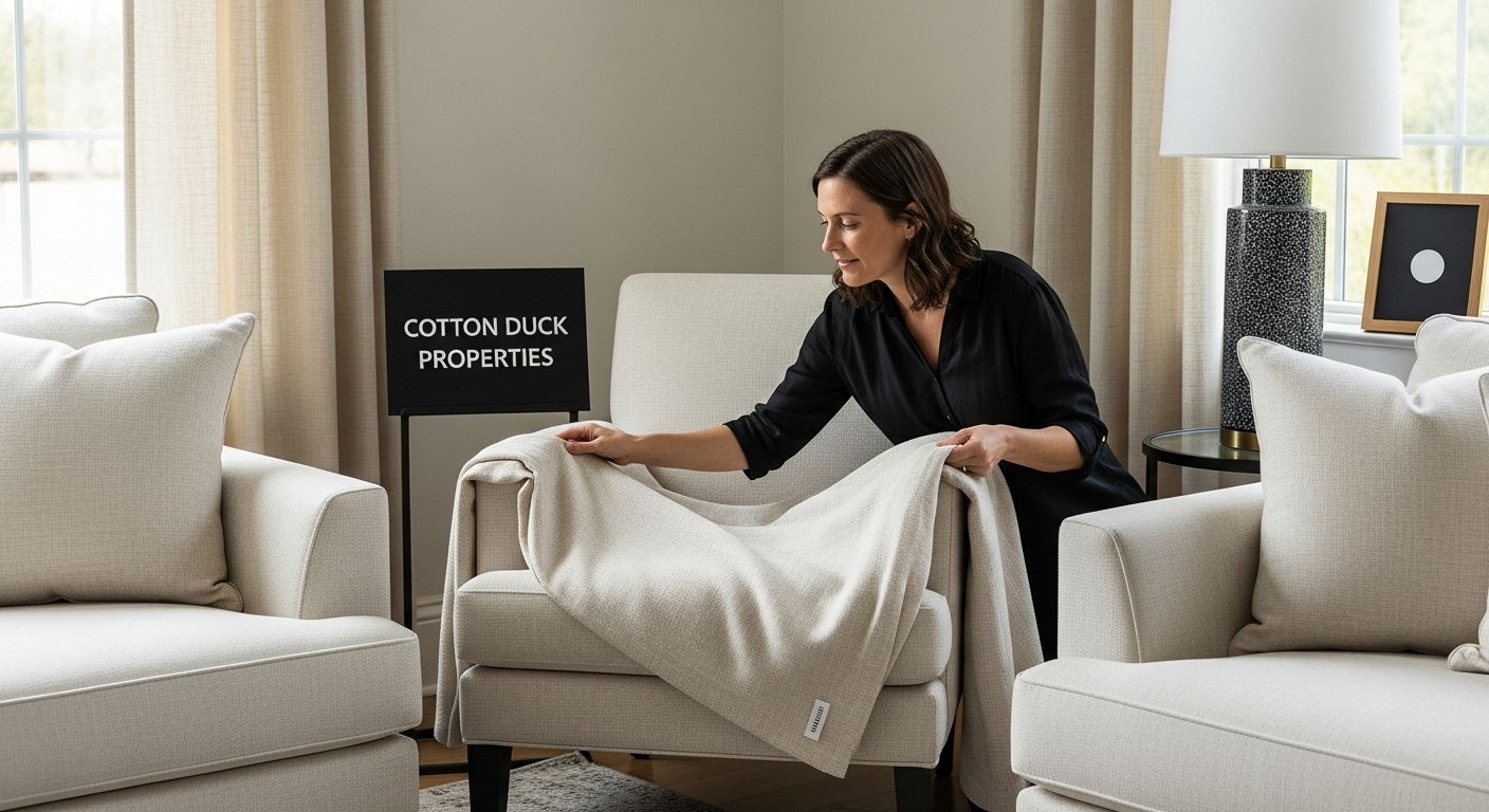 cotton duck home decor