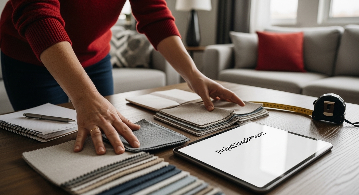 upholstery fabric selection