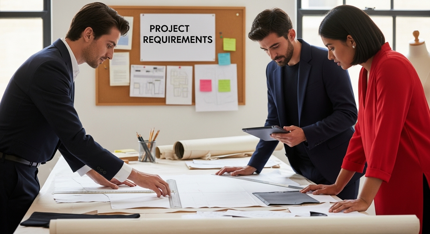 fashion designer fabric planning