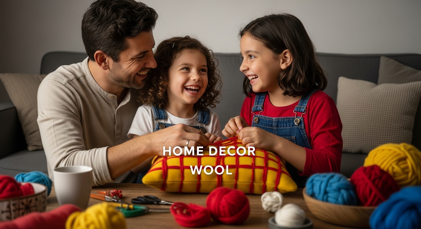 wool home decor crafting