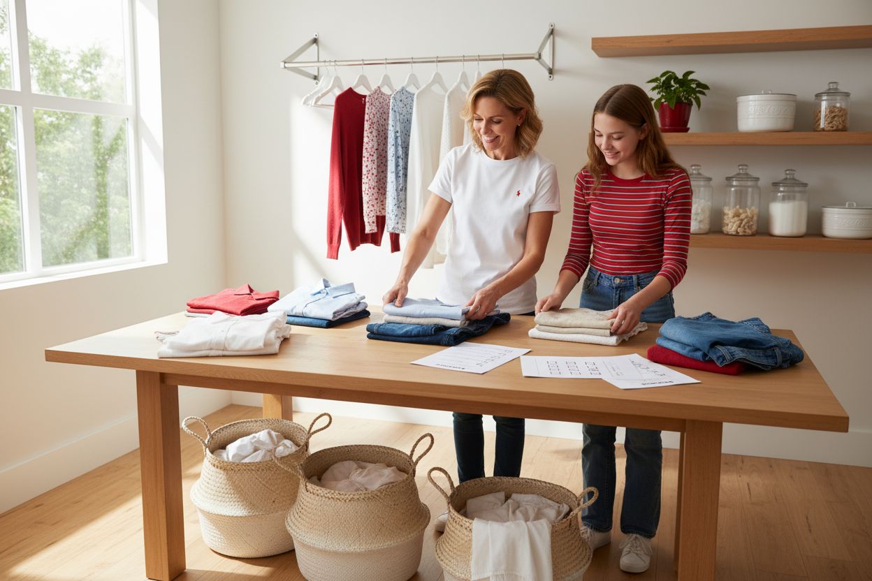 fabric care, laundry checklist, sorting clothes