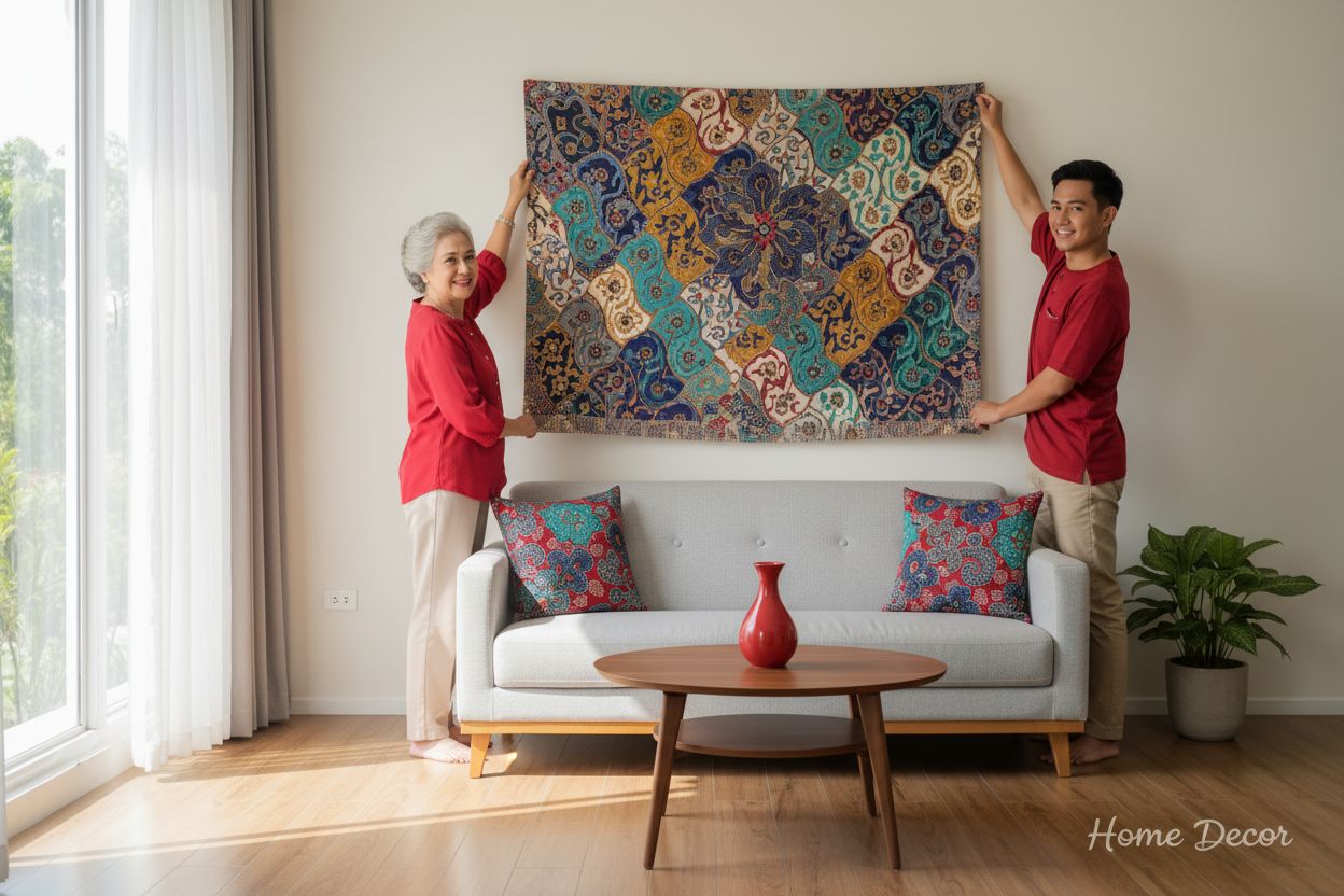 batik fabric home decor