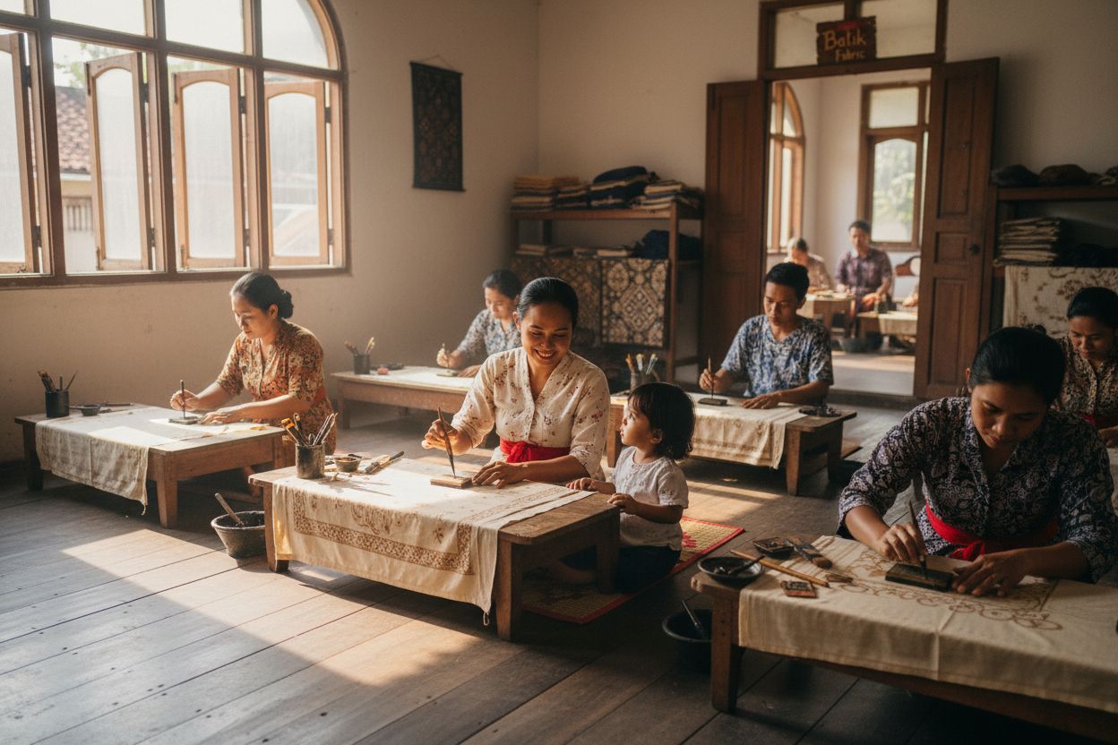 batik fabric artisans