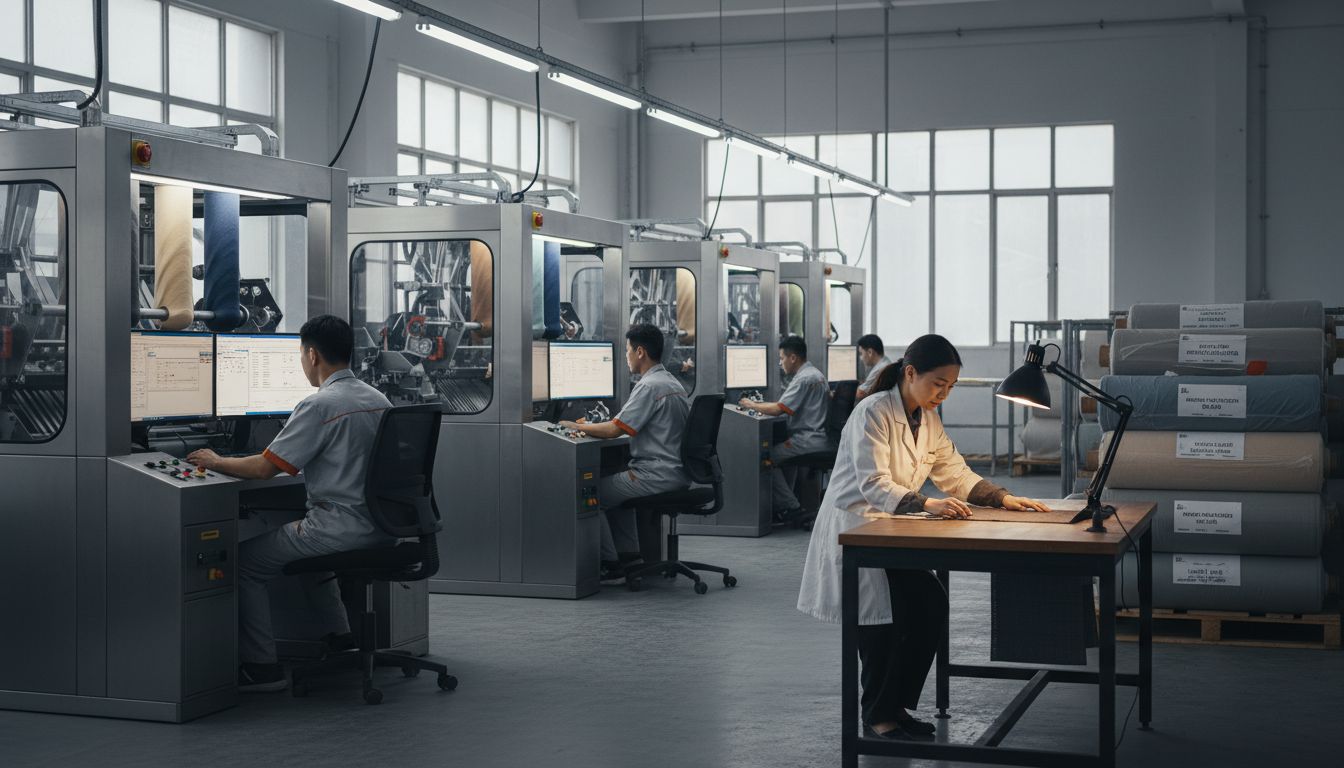 textile blending process