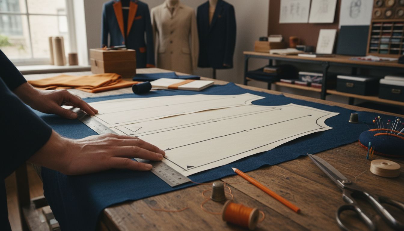 garment pattern demonstration