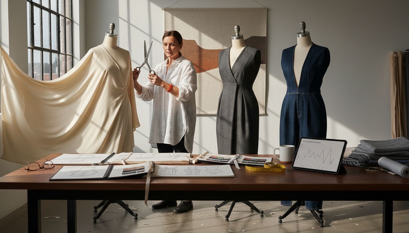 textile designer workspace