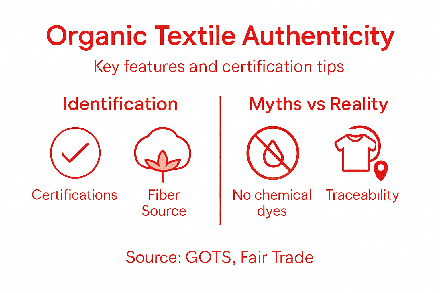 Infographic: authentic organic textile checklist