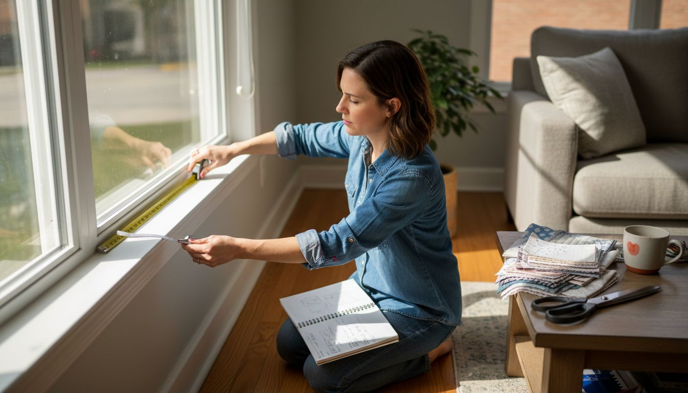 Measuring window for custom drape project